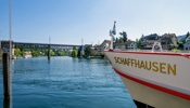 Die Schifffahrtsgesellschaft URh verbindet Schaffhausen mit der Bodensee- und Rheinregion