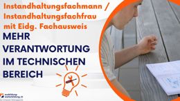 Preview of the video «Instandhaltungsfachmann Weiterbildung: Mehr Verantwortung im Unterhalt»