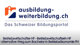 Preview of the video «Betriebswirtschafter HF - der alternative Weg zum Bachelor in Betriebsökonomie FH»
