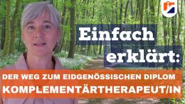 Preview of the video «Der Weg zum eidgenössischen Diplom als Komplementärtherapeut/in»