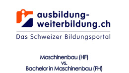 Aperçu de la vidéo «Technikerin / Techniker HF Maschinenbau vs. Maschinenbau Bachelor FH?»