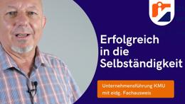 Preview of the video «Unternehmensführung KMU mit eidg. Fachausweis»