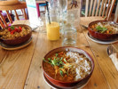 Sprachaufenthalt Englisch - Veganes Abendessen im Restaurant Mad Cucumber in Bournemouth