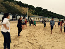 Sprachaufenthalt Englisch - Volleyball am Strand mit meinen Freunden