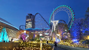 Sprachaufenthalt Japan - Beleuchtung vom Tokyo Dome und Freizeitpark auf meinem Weg von der Schule nach Hause