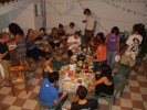 Sprachaufenthalt Spanien - Gemeinsames Abendessen mit den Studenten