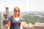 Sprachaufenthalt USA - Aussichtsplattform vom Empire State Building und im Hintergrund der Central Park