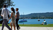 Spazieren Sie nach der Schule Zürich am See