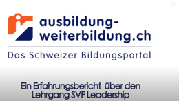 Vorschaubild des Videos «Vom Polymechaniker via SVF Leadership zum Führungsfachmann»