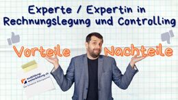 Preview of the video «Expert in accounting and controlling: 6 advantages, 4 disadvantages»