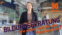 Vorschaubild des Videos «Wie weiter nach Handelsschule oder KV?»