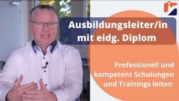 Preview of the video «Ausbildungsleiter / Ausbildungsleiterin: Professionelle Erwachsenenbildner / Erwachsenenbildnerin»