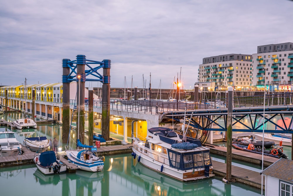 Der Hafen von Brighton