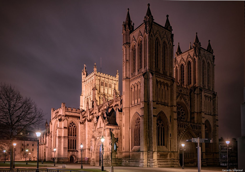 Die schöne Kathedrale in Bristol