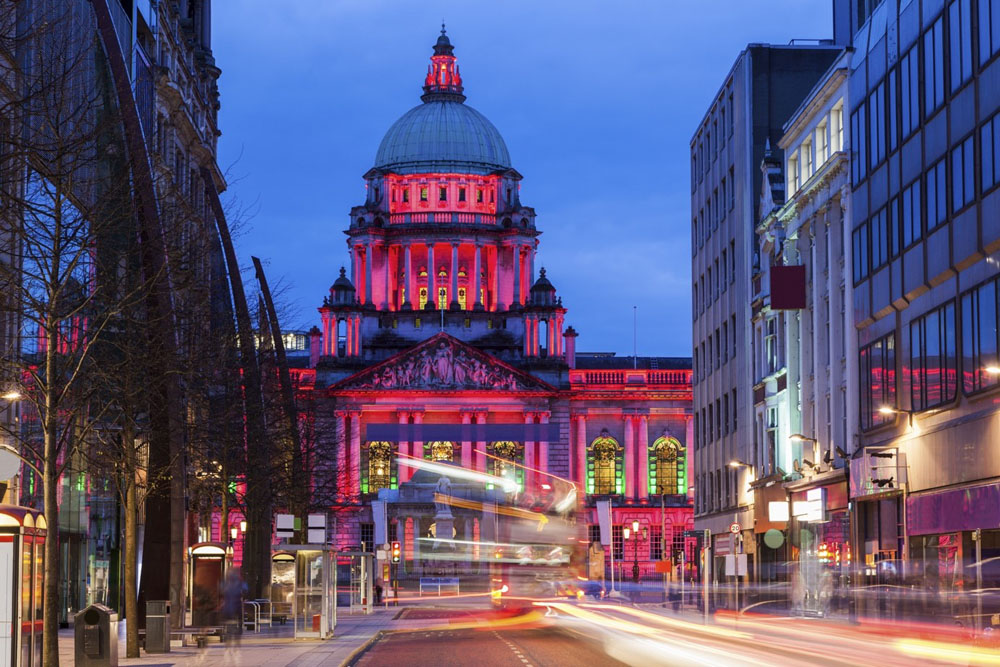 Die City Hall in Belfast / Nordirland