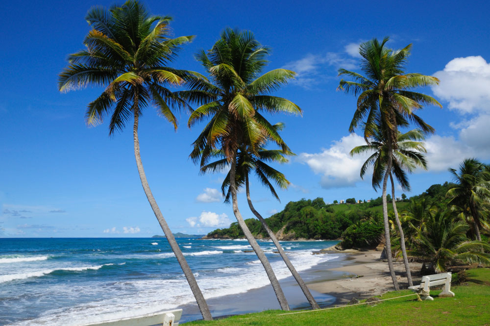 Wunderschöner Strandabschnitt bei St. Marie, Martinique