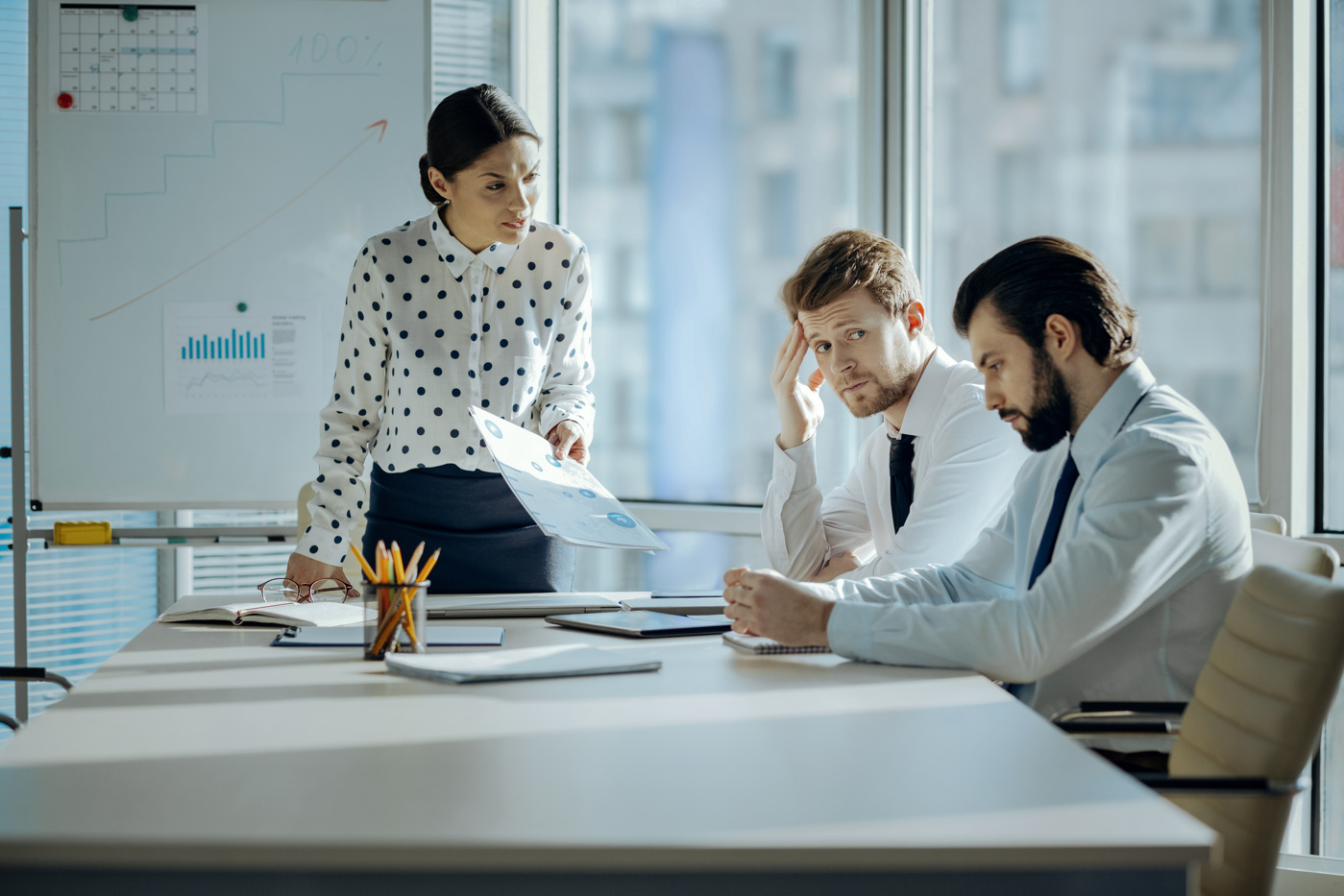 Mitarbeitende in Konfliktmanagement-Training für Firmen
