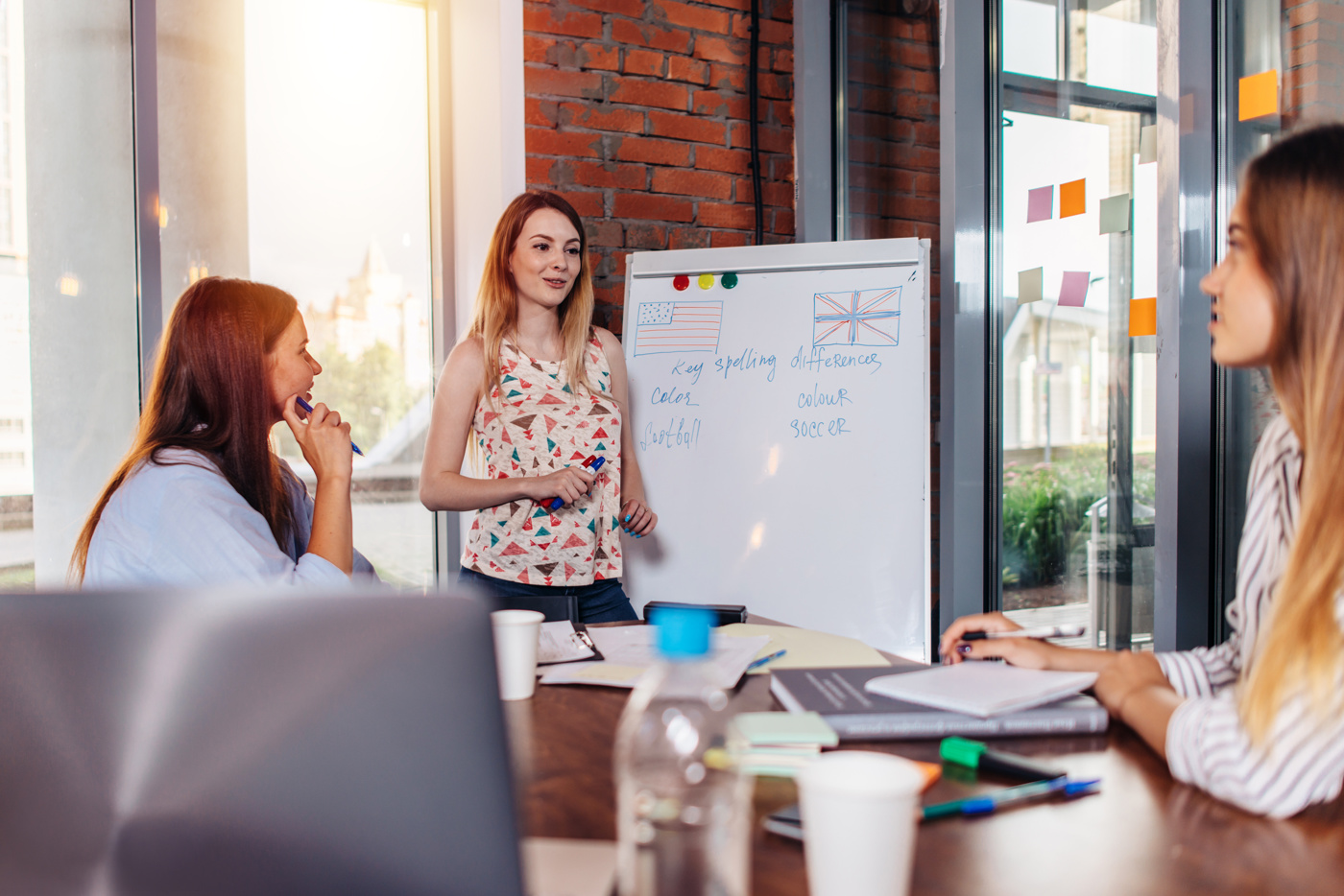 Key Spelling Differences gemeinsam im Englisch-Kurs lernen
