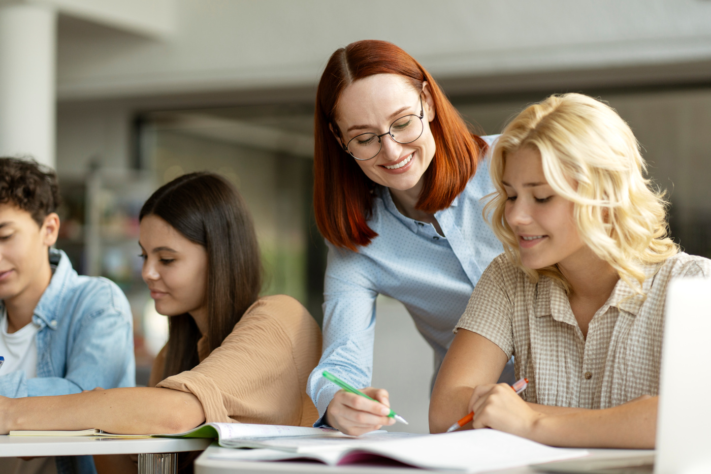 French for young people in the classroom - oral and written exchange