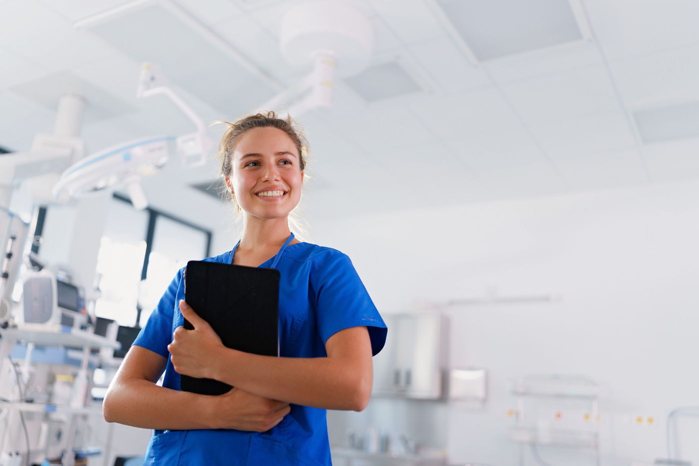 A CHE nursing specialist at work - well prepared by the College of Higher Education in Nursing