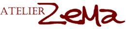 Logo Atelier ZeMa,  Schule für Zeichnen und Malen