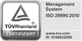 TÜV Rheinland ISO 29990